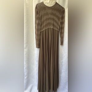 Victoria Royal LTD Formal Maxi Dress Mid Century 1960s